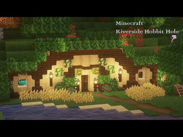 How to Build a Riverside Mountain House | Minecraft Tutorial 🍀 (#50)