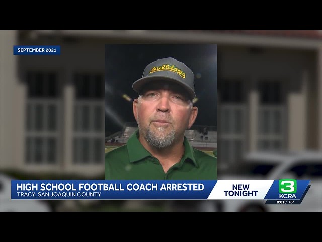 Tracy coach arrested after phone found recording students in locker room, police say