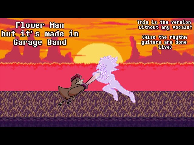 Flower Man But it's Made in Garage Band INSTRUMENTAL (Deltarune Cover)