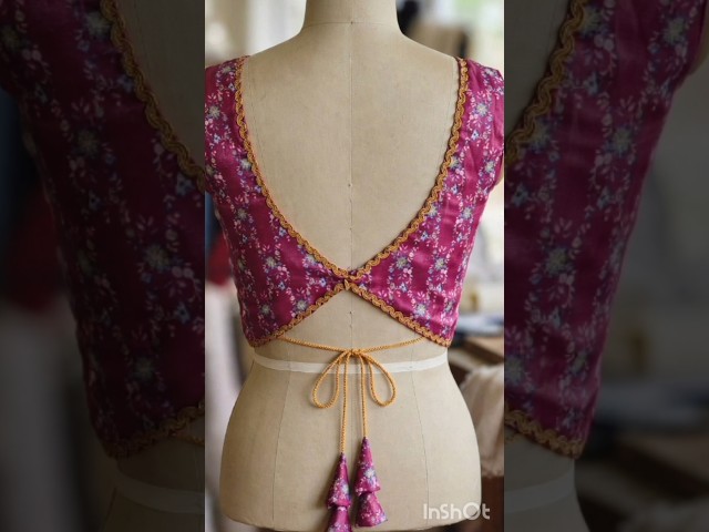Blouse Back Neck Design Cutting | #shorts #blouse #design
