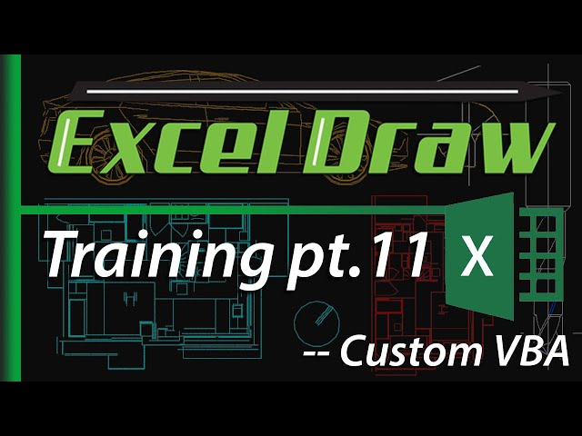 Excel Draw v6.2 Training Video 11 - Automate Excel Draw With API VBA Functions