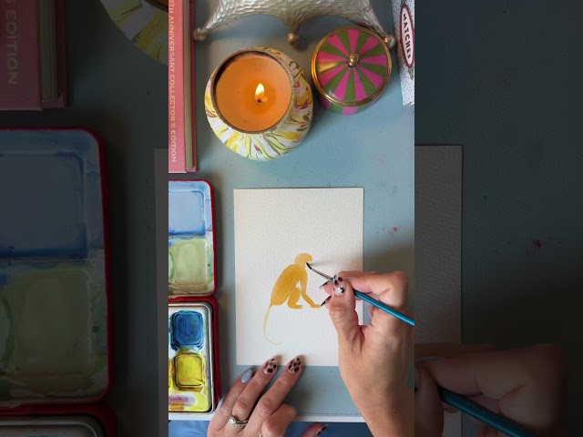 Easy monkey painting tutorial