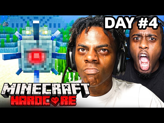 MINECRAFT HARDCORE ALL BOSSES DAY 4 🍄🔨🧟‍♂️ft. KaiCenat