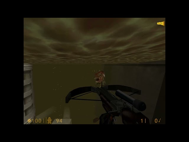 unaliving an ichty with a crossbow
