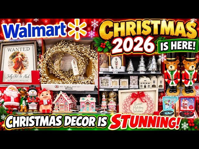 WALMART CHRISTMAS 2026 IS HERE!🎄🔥WALMART CHRISTMAS DECOR IS STUNNING! #newvideo #walmart