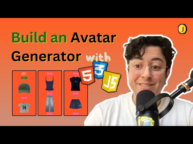 Build an Avatar Generator with HTML, CSS, JavaScript | Project Tutorial