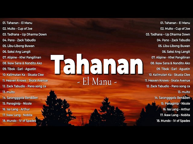 🔴 Tahanan - El Manu 💙 Trending OPM Tagalog Songs 2026 🎧 Viral Filipino Playlist on Youtube, Spotify