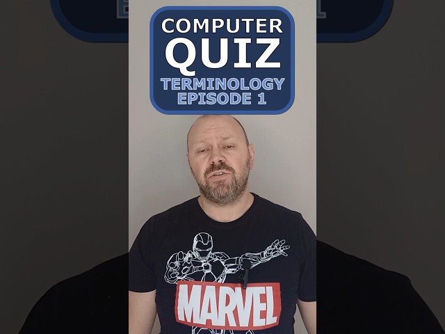Computer Terms Quiz Terminology Edition E01 #mrlongquiz