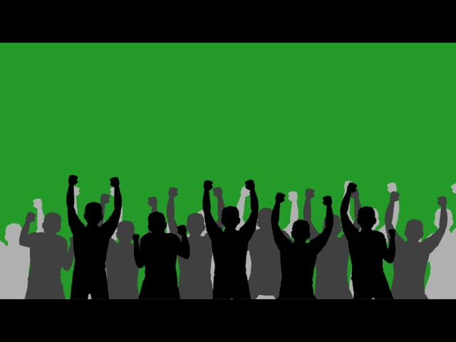 CROWD Animation Green Screen(FREE TO USE)