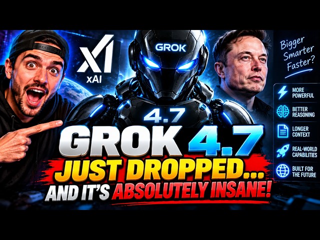 I need GROK 4.7 JUST DROPPED… AND IT’S ABSOLUTELY INSANE! a thumbnail #grok #ai #xai #agenticai