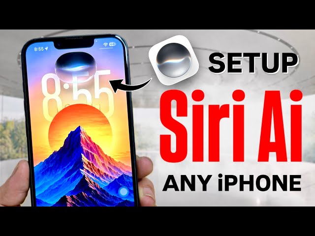 How to Setup Siri AI in iOS 27 - ANY OLD iPHONE!