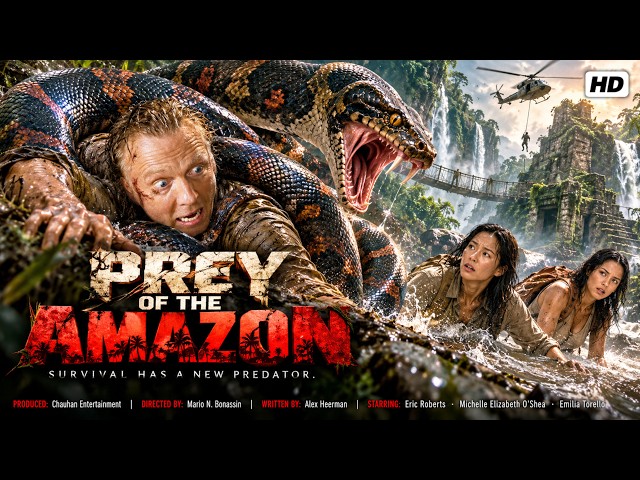 Prey of the Amazon | Hollywood Action Thriller | Giant Snake Survival | Latest English Full Movie HD