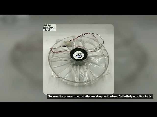 New SXDOOL GP D22SL-12H 12V 0.6A 22cm chassis fan Quiet side of the chassis big fan 22cm diameter