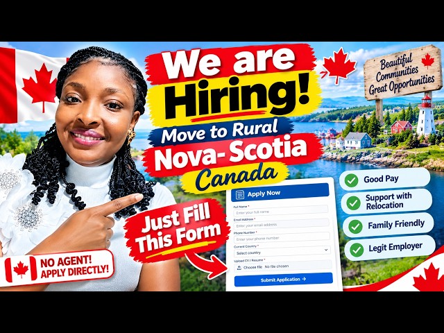Rural Canada is Giving  Work Permit to Foreign Workers