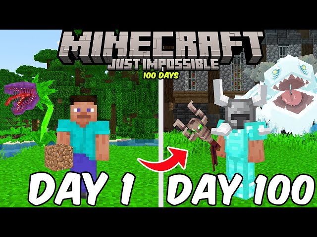 100 Days in Minecraft's Hardest Mod
