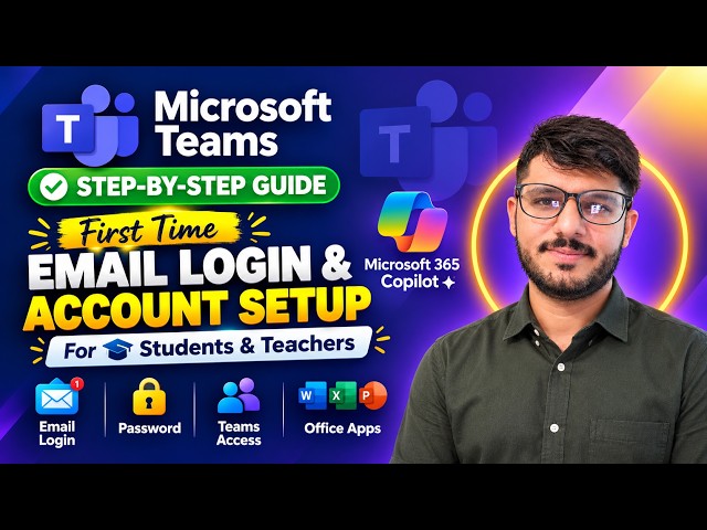 First Time Login to Office 365 & Microsoft Teams | For Teachers & Students (Complete Guide)