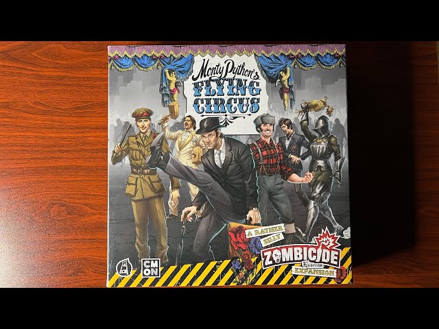 📦 Unboxing | Monty Python’s Flying Circus: A Rather Silly ‘Zombicide’ Expansion