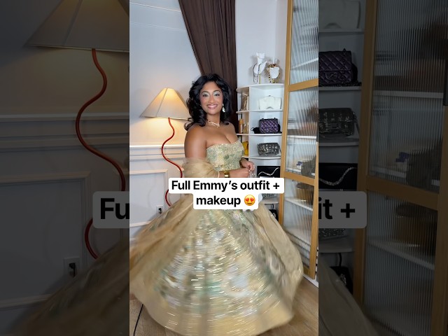 FINALLY GOT TO WEAR THIS DRESS FOR THE EMMY’S 🤭