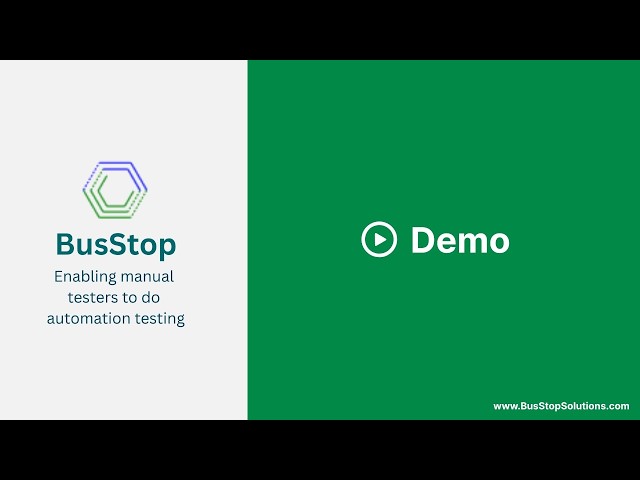 API test automation - No Code - BusStop