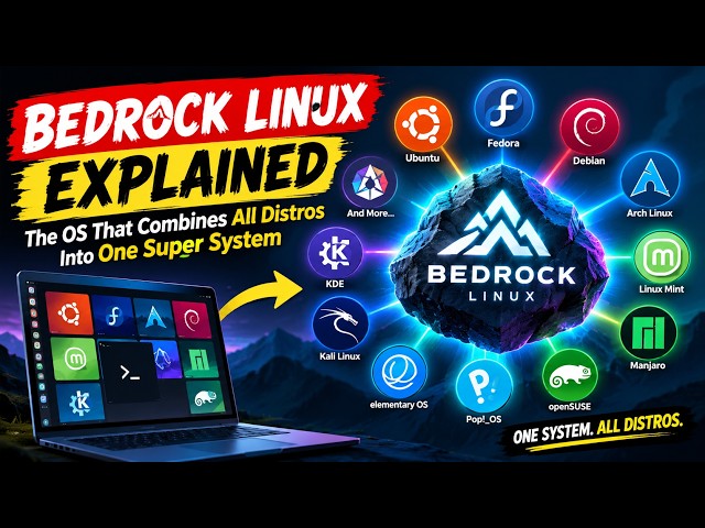 Bedrock Linux Explained: The OS That Combines All Distros Into One Super System