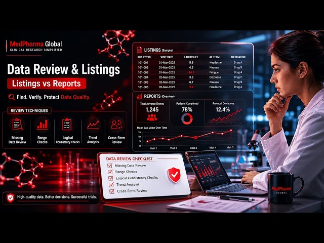Data Review & Listings in Clinical Trials Explained | Reports, Listings & Review Techniques 