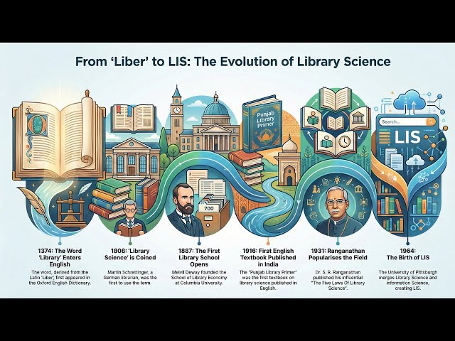 From Liber to LIS || The Evolution of Library Science || Library Science Beginning