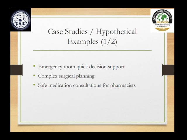 Muhammad Haseeb research presentation at INUMDC 2025