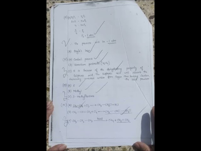 My SSLC PUBLIC EXAM CHEMISTRY detailed answer paper🙂Pls SUBSCRIBE 🙏🏻#sslc #studyplan #plusone 💗