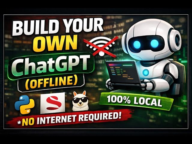 Build a Local AI Chatbot with Streamlit & Ollama (Offline LLM)