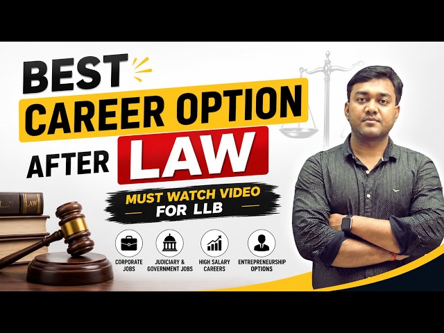 Best Career Option after LLB | Best government job for law graduate #llb #judiciary #Careerafterlaw