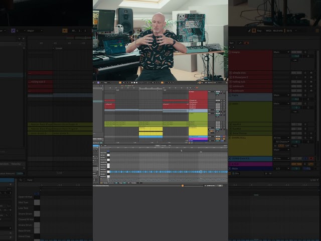 The easiest way to create a snare roll in Ableton