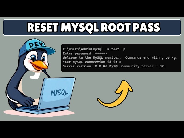 How to Reset MySQL Root Password on Windows 11 (2026)