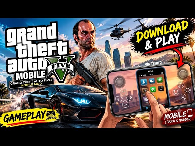 How to  play GTA in mobile 😮‍💨👍👍
