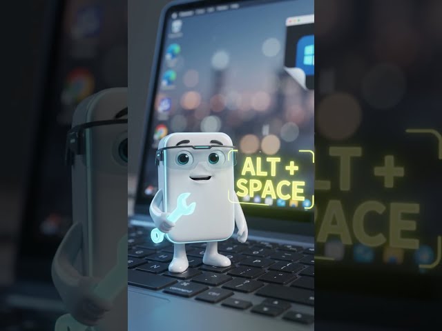 Window Stuck Off-Screen? Fix It Instantly! 🛠️ #Shorts #Tech