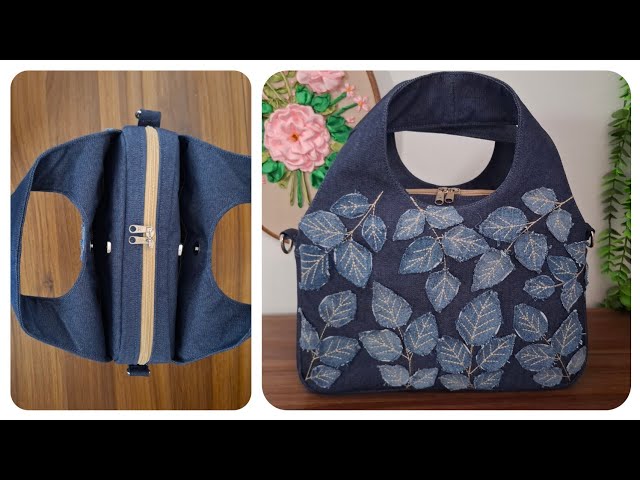 How to sew a stylishhandbag  :Easy way sewing cute handbag(diy)