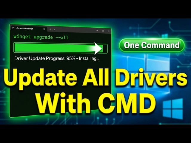 How to Update All Drivers on Windows 10/11 Using CMD (2026) — Quick & Easy