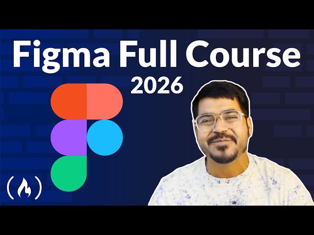 Learn Figma in 6 Hours – Full Course for 2026