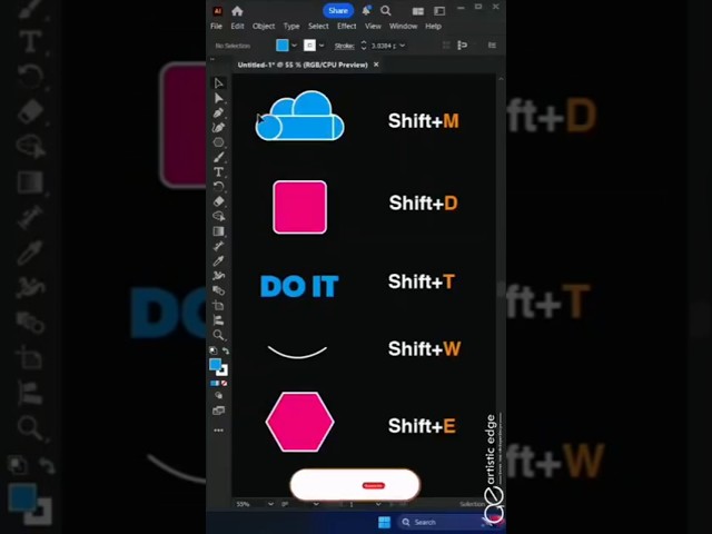 Top 5 Illustrator Shortcuts to Boost Your Design Speed! | Adobe Illustrator Tips | artisticedge