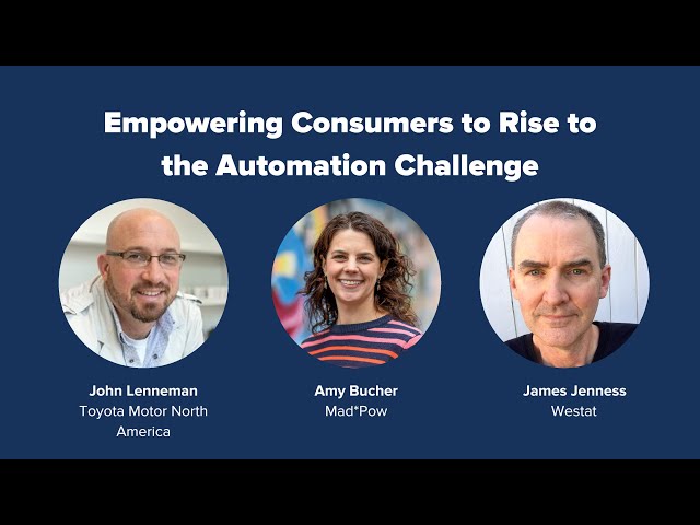 PAVE's Virtual Panel "Empowering Consumers to Rise to the Automation Challenge” - Full Recording