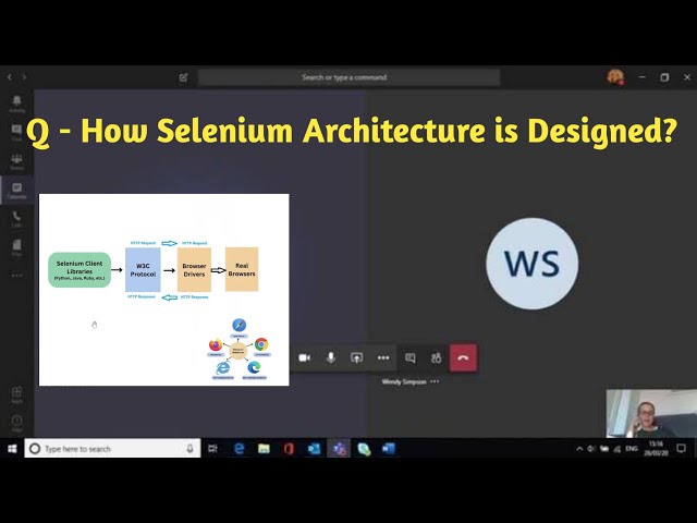 What is Selenium Architecture | Java + Selenium Real Interview Questions