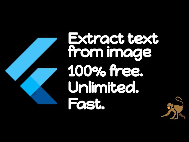 Extract text from image offline in Flutter app with local AI