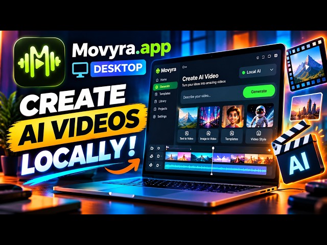 Movyra Desktop Full Overview: Local AI Video & Motion Graphics Generator