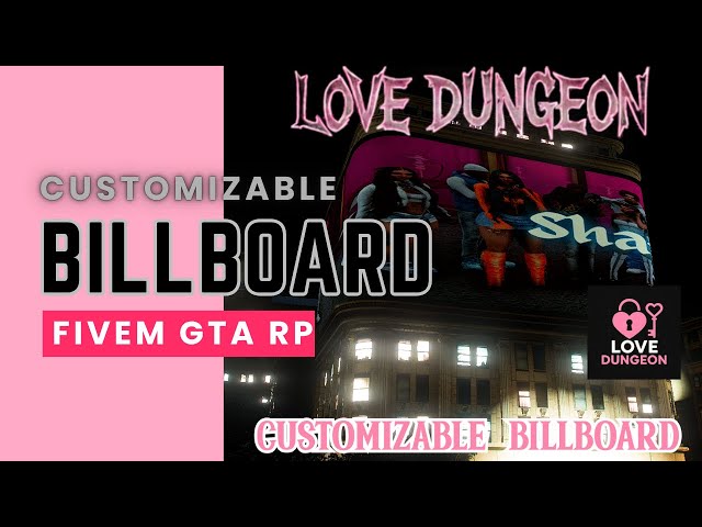 Customizable Billboard Script/MAP in FiveM | Over Legion Square | Create A GTA Server