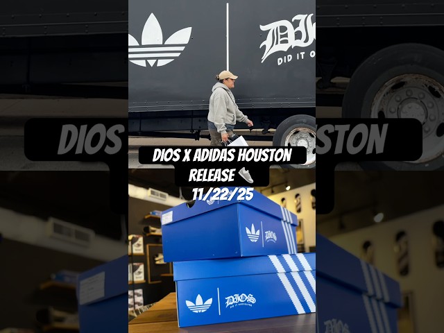 #DIOS X #adidas did it ourselves #houston sneaker release 11/22/25