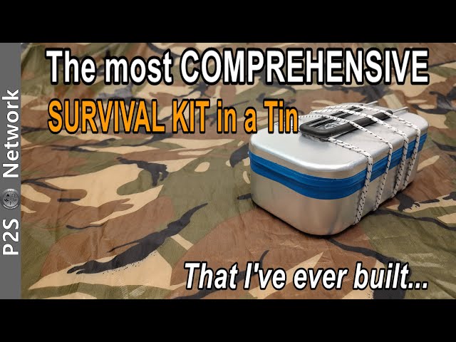 The most COMPREHENSIVE SURVIVAL KIT in a TIN I have ever built