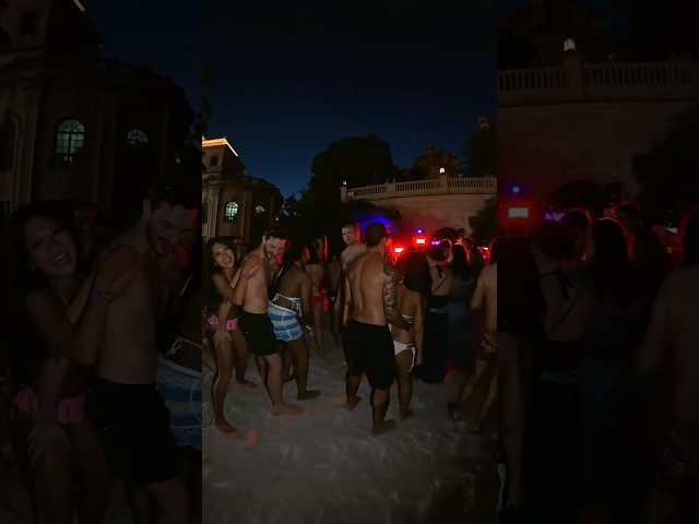 Step Into Shanghai’s Tropical Palm Oasis #dance #poolparty #models #shanghai