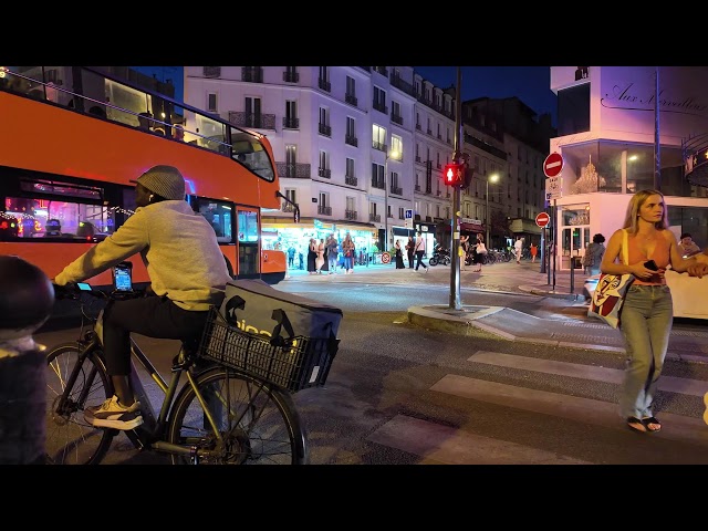 🔴 Paris Nightlife 24/7 🔴 Moulin Rouge & Montmartre 🇫🇷 Summer City Ambience 4K Walking | Pre-Recorded