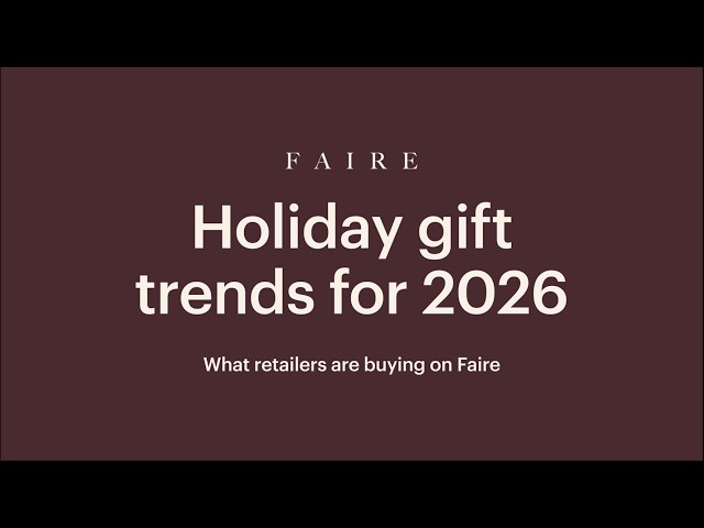 Trending holiday gifts for 2026: Wholesale insights for independent retailers from Faire