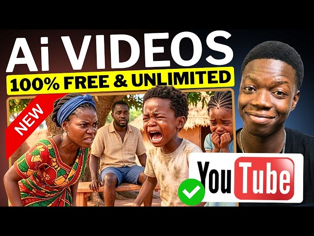 2026 YouTube New 100% Free & Unlimited Ai Video Generator