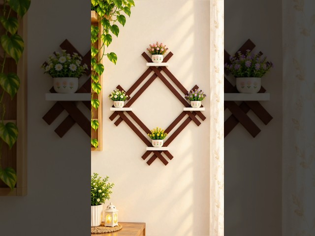 Best Out of Waste Cardboard Craft 📦🌿| DIY Room Decor Ideas #shorts #craft